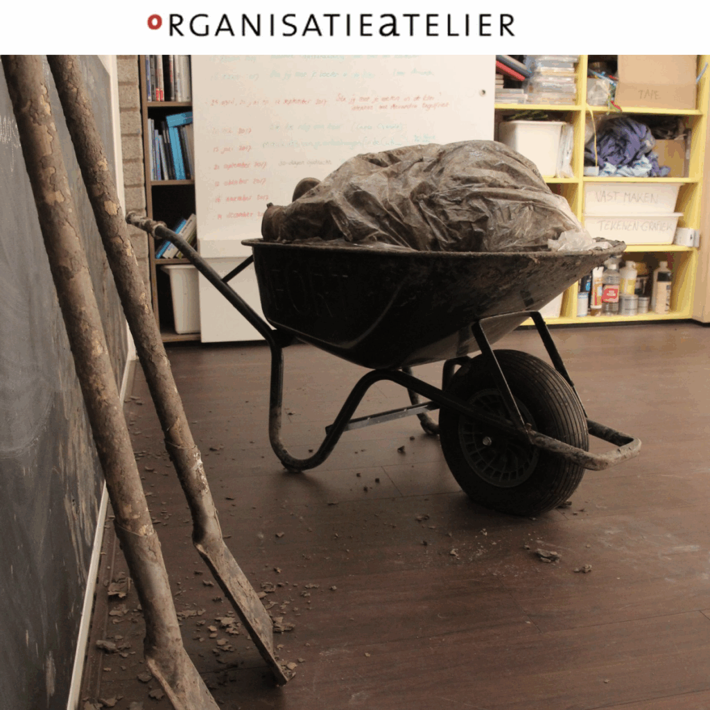 Beeld en logo van OrganisatieAtelier en link ernaartoe